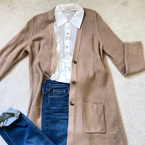 J. Jill Excellent Cozy V-Neck Cardigan Small like new